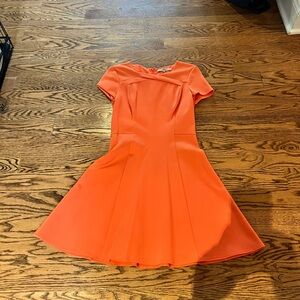 Size 4, orange tailored dress. New no tags